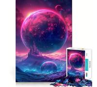 Meraviglioso puzzle spaziale Galaxy da 1000 pezzi per adulti,esercizio mentale,gioco con bordi lisci e taglio di precisione,rilassante attività di gruppo al chiuso (38x26cm)