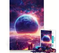 Meraviglioso puzzle spaziale Galaxy da 1000 pezzi per adulti,gioco di problem solving di livello professionale,attività rilassante di gruppo al chiuso (38x26cm)