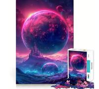 Meraviglioso puzzle spaziale Galaxy da 1000 pezzi per ragazzi,gioco cognitivo,incastro perfetto,compatto,divertente per il tempo di gioco in famiglia (50x75cm)