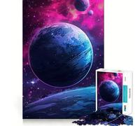 Meraviglioso puzzle spaziale Galaxy da 1000 pezzi per ragazzi,gioco di abilità mentale,taglio laser per un incastro perfetto,rilassante attività di gruppo al chiuso (50x75cm)