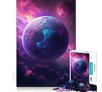 Meraviglioso puzzle spaziale Galaxy da 1000 pezzi per ragazzi,gioco di abilità mentale,taglio laser per un incastro perfetto,rilassante attività di gruppo al chiuso (50x75cm)