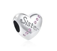 Meraviglioso regalo per voi e le vostre amiche ciondolo ciondolo ciondolo charm charm perline argento bracciale per donna gioielli A725Professional