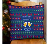Meraviglioso Tempo per Un Birra - Regalo di Natale - Divertente Design - Cuscino