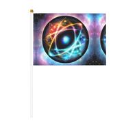 Meraviglioso Universo Graphic Bandiera palmare - 14 x 20,8 cm - Adatto per feste, eventi sportivi, celebrazioni