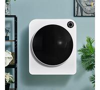 Merax Piccola asciugatrice, asciugatrice a espulsione d'aria con 5 programmi, montabile a parete, 3 kg / 830W / filtro triplo / protezione dal surriscaldamento, bianco