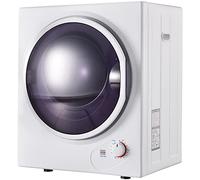 Merax Piccola asciugatrice con protezione da surriscaldamento, montaggio a parete con doppio filtro e timer, 2,5 kg, 850 W, bianco [classe energetica C]