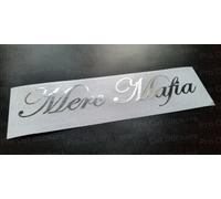 Merc Mafia Argento Ologramma Neo Cromato Auto Adesivi Decalcomania Scena Funny