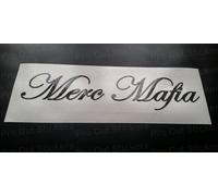 Merc Mafia Brillantini Vinile Die Taglio Auto Custom Finestra Paraurti Adesivo