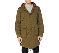 Merc of London Tobias Parka Cappotto, Verde (Vert (Combat Green), XL Uomo
