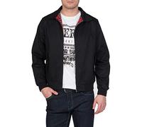 Merc of London Harrington,Jacket Giubbotto, Nero (Noir (Black), XL Uomo