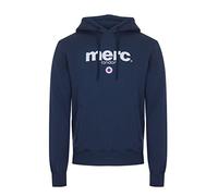Merc of London Pill, Hooded Sweatshirt Felpa, Blu (Bleu (Navy), L Uomo