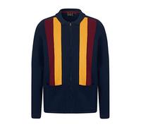 Merc of London Ripon Cardigan Sweater, Navy, M Uomo