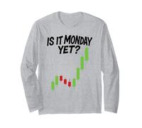 Mercato azionario Bear Trading è Lunedi Opzioni Trader Crypto Maglia a Manica