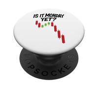 Mercato azionario Bear Trading è Lunedi Opzioni Trader Crypto PopSockets PopGrip Adesivo