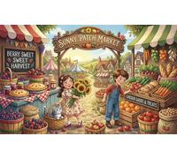 Mercato della frutta del sole Puzzle 1000 Pezzi,Cartone Di Qualità,Sfida Impossibile,dai 14 Anni,Adulti E Ragazzi,Decorazione Casa,Idea Regalo,Gioco Educativo,Antistress 38x26cm