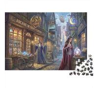 Mercato della magia fantasy Puzzle 1000 Pezzi,Sfida Impossibile,dai 14 Anni,Decorazione Casa,Idea Regalo,Cartone Di Qualità,Gioco Educativo,Adulti E Ragazzi,Antistress 38x26cm