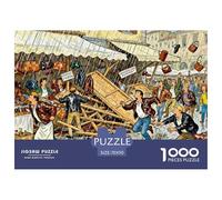 Mercato della pelle di Firenze Puzzle in Legno Impermeabile DIY Puzzles Da 1000 Pezzi Regali Per Adulti Impossibili Per Decorazioni Domestiche
