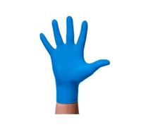 MERCATOR Guanti protettivi Gogrip monouso in nitrile senza polvere, confezione da 50 pz - Taglia XL - BLU