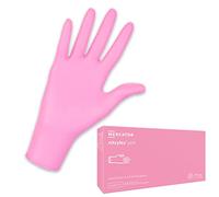 MERCATOR MEDICAL Guanti protettivi monouso nitrylex® pink, Taglia:S - 100 pezzi, Kolor:Rosa