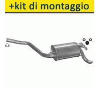 MERCEDES 190 - W201 BERLINA 1.8 2.0 1982-1993 Silenziatore Marmitta Posteriore+