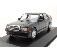Mercedes 190E 2.3-16 W201 1984 Nero Metallizzato Modellino 1:43 Maxichamps