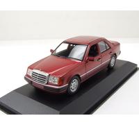 Mercedes 230E 1991 Rosso Scuro Metallico Modellino Auto 1:43 Maxichamps