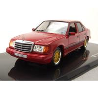 Mercedes 300 E W124 1984 Rosso Scuro Modellino Auto 1:43 ixo models