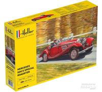 Mercedes 500 K Special Roadster 1:24 Plastic Model Kit HELLER