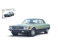 MODELLINO AUTO STATICO ITALERI MERCEDES S-CLASS 500 SLC C107 COUPE 1972 1/24