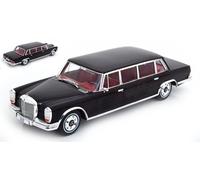 MODELLINO AUTO STATICO MERCEDES 600 W100 1969 NERO MODELLISMO SCALA 1:18