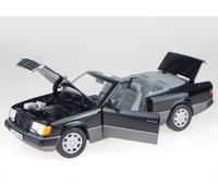 Mercedes A124 300 CE-24 Cabrio 90 nero modellino 183566 Norev 1:18