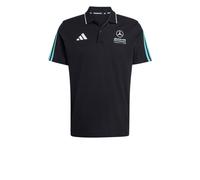 Mercedes AMG Adidas Polo Maglia Nero 2026 Cotone DNA 3-Stripes F1