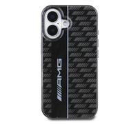 Mercedes AMG, Cover protettiva per iPhone 16 Motif Carbone, Nero