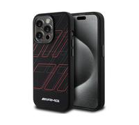 Mercedes-AMG Custodia Rombi Grandi MagSafe Nero - iPhone 15 Pro