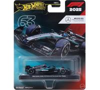 MERCEDES AMG F1 Formula 1 2025 Modello 1/64 GEORGE RUSSELL 63 Hot Wheels JKD80