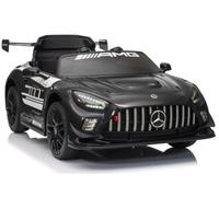 Mercedes AMG GT3 Macchina Elettrica Per Bambini Auto Con Telecomando LED Nera