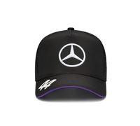 Mercedes AMG Petronas F1 2024 Lewis Hamilton Cappello da Camionista - Nero - Taglia Unica