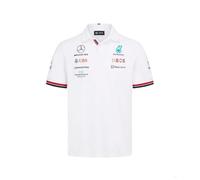 Mercedes AMG Petronas F1 Team Polo Shirt White 2022 S