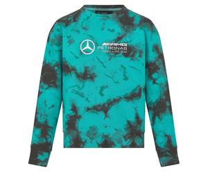 Mercedes AMG Petronas Formula 1 Felpa Donna Turchese Nuova