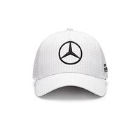 Mercedes AMG Petronas Formula One Team - Cappellino da Pilota Lewis Hamilton 2023 - Bianco - Taglia Unica