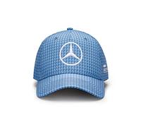 Mercedes AMG Petronas Formula One Team - Cappellino da Pilota Lewis Hamilton 2023 - Blu Denim - Taglia Unica
