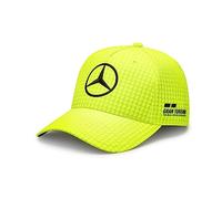 Mercedes AMG Petronas Formula One Team - Cappellino da Pilota Lewis Hamilton 2023 - Giallo Neon - Taglia Unica