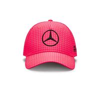 Mercedes AMG Petronas Formula One Team - Cappellino da Pilota Lewis Hamilton 2023 - Rosa Neon - Taglia Unica