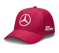 Mercedes AMG Petronas Formula One Team - Cappellino da Pilota Lewis Hamilton 2023 - Rosso Mela - Taglia Unica