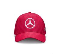 Mercedes AMG Petronas Formula One Team - Cappellino da Pilota Lewis Hamilton 2023 - Rosso Mela - Taglia Unica