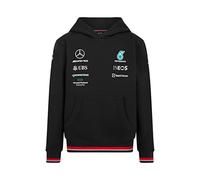 Mercedes AMG Petronas Formula One Team - Collezione ufficiale di prodotti derivati Formula 1 - Bambini 2022 Felpa con cappuccio della squadra - Nero - Bambini - 128