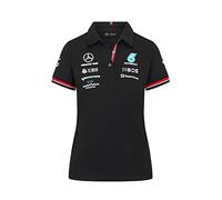 MERCEDES AMG PETRONAS Formula One Team - Collezione ufficiale Formula 1 Merchandise - 2022 Team Polo, Nero , M