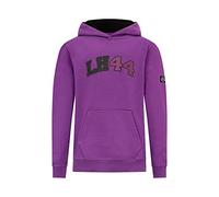 Mercedes AMG Petronas Formula One Team - Felpa con Cappuccio Lewis Hamilton per Bambini - Viola - Taglia: 128