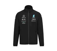 Mercedes AMG Petronas Formula One Team - Prodotto ufficiale Formula 1 - Giacca Softshell Team 2022, colore: Nero - XS, Nero , M