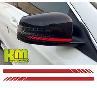 Mercedes AMG Sfalsati Specchio Tappo Strisce A200 A45 CLA45 GLA45 C63
